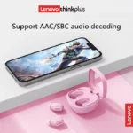 Lenovo XT62 Bluetooth 5.3 Earphones Wireless HiFi Sport Noise Reduction Headset with Mic - Image 3