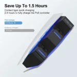 for PS5 Type-C DualSense Charging Station Dual Charging Dock Charger Stand - Image 2