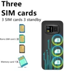 SERVO BM5310 Mini 3 SIM Standby Feature Mobile Phone Speed Dial Magic Voice Blacklist - Image 3