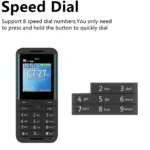 SERVO BM5310 Mini 3 SIM Standby Feature Mobile Phone Speed Dial Magic Voice Blacklist - Image 5