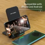 65W Wireless Charger Stand Pad For iPhone 15 14 13 12 11 Pro X XS Max XR 8 Samsung - Image 3