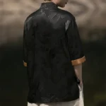 High Quality Summer Chinese Traditional Dress Dragon Embroidery Shirt Men Clothing - Image 2