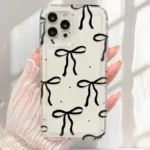 Cute Pink Heart Bow Phone Case for IPhone 17 16 15 14 13 12 11 Pro Max 13 12 Mini 17Air - Image 4