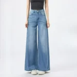 Summer Lyocell Jeans Women Breathable High Waist Straight Wide Leg Denim Y2k Pants - Image 3
