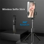 Roreta Selfie holder Tripod with Wireless Bluetooth Remote, Portables Foldable Stand - Image 3