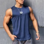 2024 newest Summer Gym Vest High Quality mesh Shirt Sleeveless Men’s Clothing basketball running Fitness Sports Vest men - Image 2