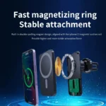 Magnetic Car Wireless Charger For iPhone 17 16 15 14 13 12 Pro Max Mini Car Phone Holder - Image 3