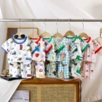 2PCS Children Clothing Set Child T-shirt Suit