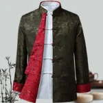 Men Chinese Dragon Shirt Kung Fu Coats China New Year Tang Suit Traditional Chinese Clothing - Image 5