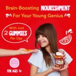 Kids Omega DHA Gummies Vitamins Supplement Vitamin Healthy Biotin - Image 4