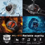 T-Rex 3 Military Grade 1000mAh Battery Smart Watch - Image 6