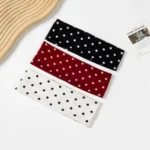 Fashion Polka Dot Makeup Hairband Hair Accessories New Wave Yoga Elastic Headband