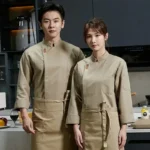Professional Chef Work Clothes Catering Cooking Clothes Tops Restaurant Uniform Kitchen Shirt - Image 4