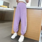 1/3 Pieces Children's summer solid color basic sports pants boys casual Joker - Image 6