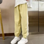 1/3 Pieces Children's summer solid color basic sports pants boys casual Joker - Image 4