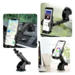 Universal Car Phone Holder Multifunctional Dashboard Windshield Air Vent Mount Sucker Phone - Image 2