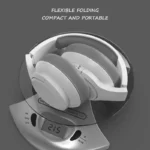 LDON Wireless Headphones Bluetooth 5.3 Hi-Res Audio Over Ear Headset Earphones - Image 3
