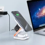 3 in 1 Foldable Charging Station Fast Magnetic Wireless Charger Stand for iPhone 17 16 15 14 13 12 - Image 3