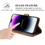 ZZXX Leather Wallet Phone Case For iPhone 16e 16 Pro Max 15 14 13 Mini 1 - Image 4