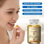 Bcuelov Vitamin E 450MG (1000 IU) Mixed Supports Immune System & Skin Nutrition - Image 2