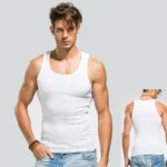 Hot Sale Men's Sleeveless Breathable Fitness Vest Basic Elastic Tank Top Men's Cotton - Image 2
