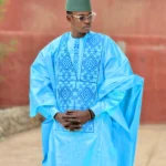 African Clothing For Men Traditional Bazin Riche Embroidery Design Top Long Sleeve 3 Piece Set