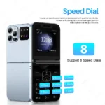 SERVO A50 PRO Foldable Mobile Phone Auto FM Radio Call Record Cellphone 2.4" Type-C - Image 5