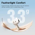 Baseus Bass BS2 Lite True Wireless Earbuds Bluetooth 6.0 Semi-in-Ear Earphones 2-Mic - Image 3