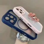 Luxury Matte For Magsafe Transparent Phone Case For iPhone 17 16 15 14 13 12 Pro Max 11 17 Pro - Image 3