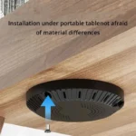 40MM Distance Invisible Hidden Under Desk Wireless Charger Pad Stand Phone Fast Wireless Charging - Image 3