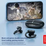 Lenovo XT80 Wireless Headphones Bluetooth 5.3 Earphones True with Mic Button Control Noise Reduction Earhooks - Image 4