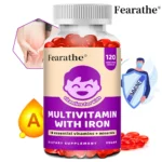 Kids Multivitamin Softgels with Iron, Zinc & Biotin, Daily Nutritional Supplement for Kids’ Growth