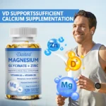 Daitea Magnesium and Zinc Capsules - Magnesium Glycinate Supplement to Support Muscle - Image 4