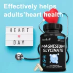 Magnesium Glycinate - Supports Nerve, Muscle, Bone and Heart Health, Helps with Stress - Image 4