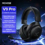 MCHOSE V9 Pro Gaming Headset, Over-Ear Quad-Mode Wireless Bluetooth Headphones