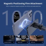 Magnetic Car Wireless Charger For iPhone 17 16 15 14 13 12 Pro Max Mini Car Phone Holder - Image 4