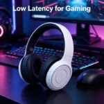 High Fidelity Bluetooth Wireless Headset, Clear Stereo Sound Over Ear Headphones