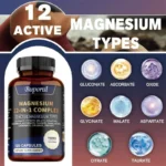Magnesium 12-IN-1 Complex - Supports Heart and Bone Health, Aids Relaxation - Image 4