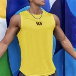 2024 newest Summer Gym Vest High Quality mesh Shirt Sleeveless Men’s Clothing basketball running Fitness Sports Vest men - Image 4