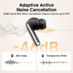 QCY MeloBuds Pro ANC Bluetooth 5.3 Earphones Wireless 46dB Hybrid ANC Hi-Res LDAC Earbuds - Image 2