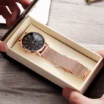 HANNAH MARTIN Brand Quality Stainless Steel Japan Quartz Movement Waterproof Women Watch - Image 3