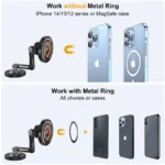 Magnetic Car Wireless Charger Stand Magnet Car Mount Fast Charging Station - Image 6