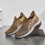 Men's Lightweight Slip-On Sneakers - Non-Slip Casual Shoes Suitable for Hiking - Image 3