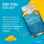 Omega 3 Fish Oil - Rich in DHA & EPA, for Brain & Nervous System, Skin and Hair Health - Image 4