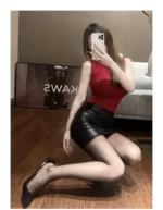 Leather Matte Slim Mini Sexy Fashion PU Hot Short High Waist Skirt - Image 3