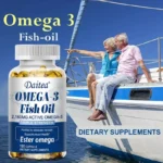 Daitea Fish Oil Capsule 2160mg Supplement Rich in DHA & EPA, Cognitive, Core Health, Immune Support, Non-GMO - Image 5