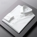Men's Casual and Fashionable Long Sleeved Solid Color Shirt Non Ironing - Image 4