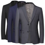 Blazer New Men's Fashion Business Solid Color British Style Professional Work