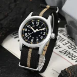 Militado ML05 38mm Military Watch Miyota  Movement Domed Sapphire Crystal C3 - Image 3