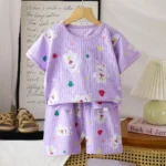 2PCS Children Clothing Set Child T-shirt Suit - Image 4